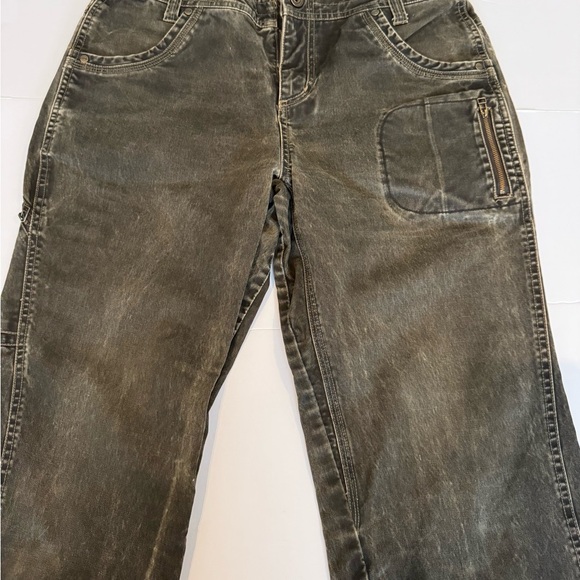 Womans size 8 Kuhl grey distressed jeans - Picture 2 of 13